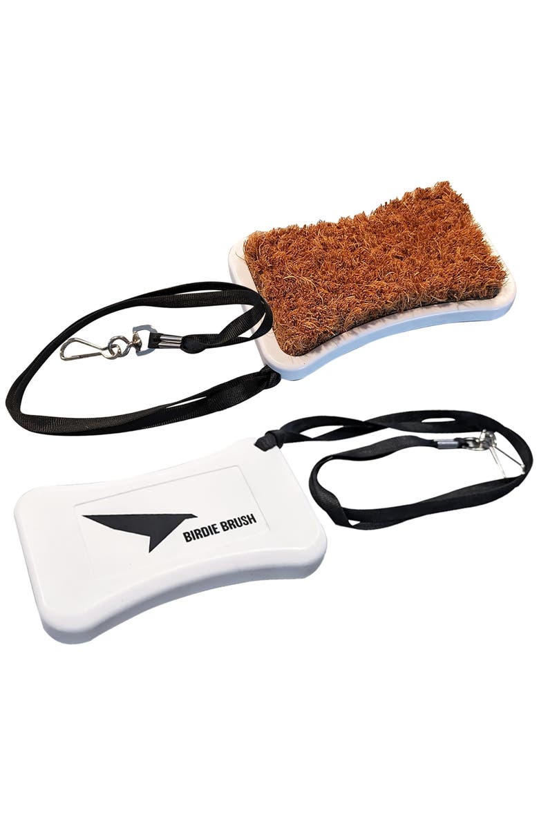 Birdie Bath Golf Club Groove Cleaning Brush with Built in Water Spray, Main, color, Black