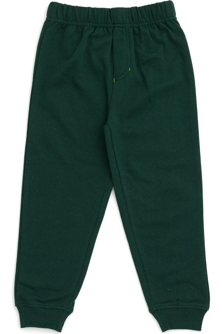 2-Piece Fleece Sweatshirt and Pants Set, Alternate, color, Heather Grey Green