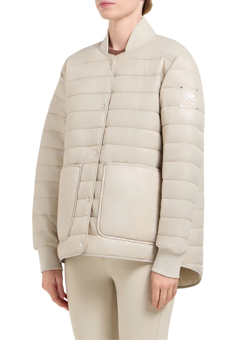 Eden Water Repellent Liner Jacket, Alternate, color, ALABASTER