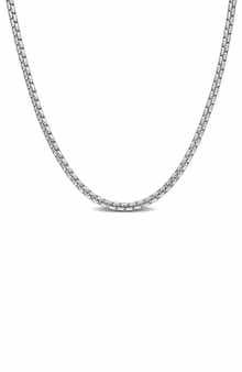 Box Link Chain Necklace, 1.10mm