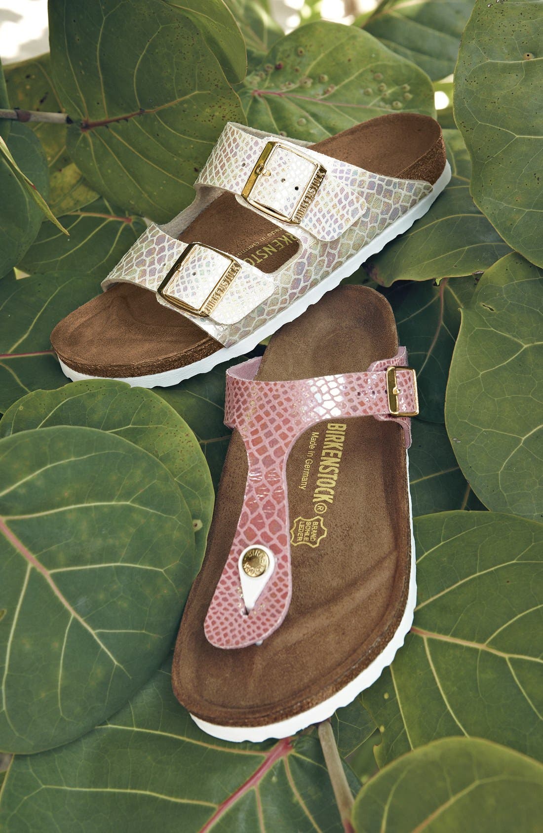 Arizona Birko-Flor Sandal, Alternate, color, BLACK LEATHER