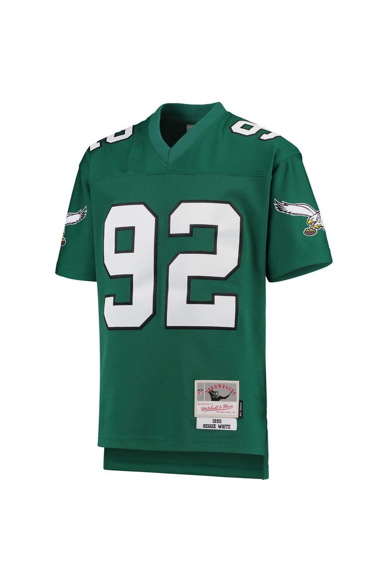 Youth Mitchell & Ness Reggie White Green Philadelphia Eagles 1990 Legacy Retired Player Jersey, Alternate, color, Green