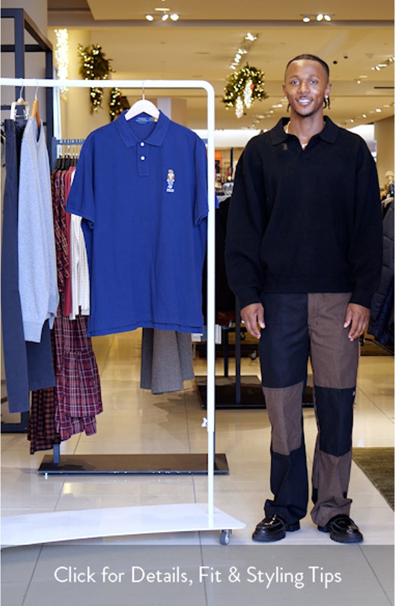 Classic Fit Polo Bear Cotton Mesh Polo, sales video thumbnail