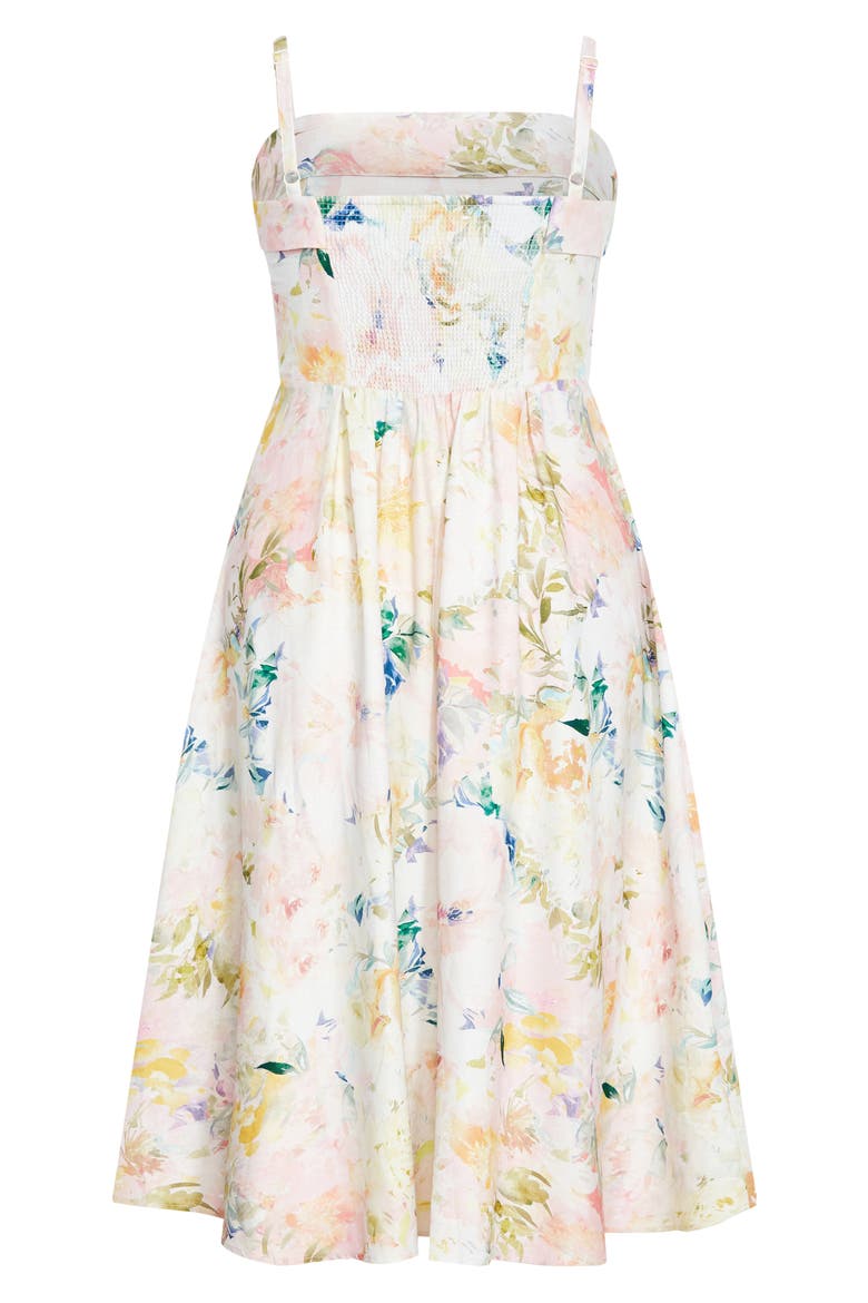 Garden of Love Fit & Flare Dress, Alternate, color, GARDEN OF LOVE