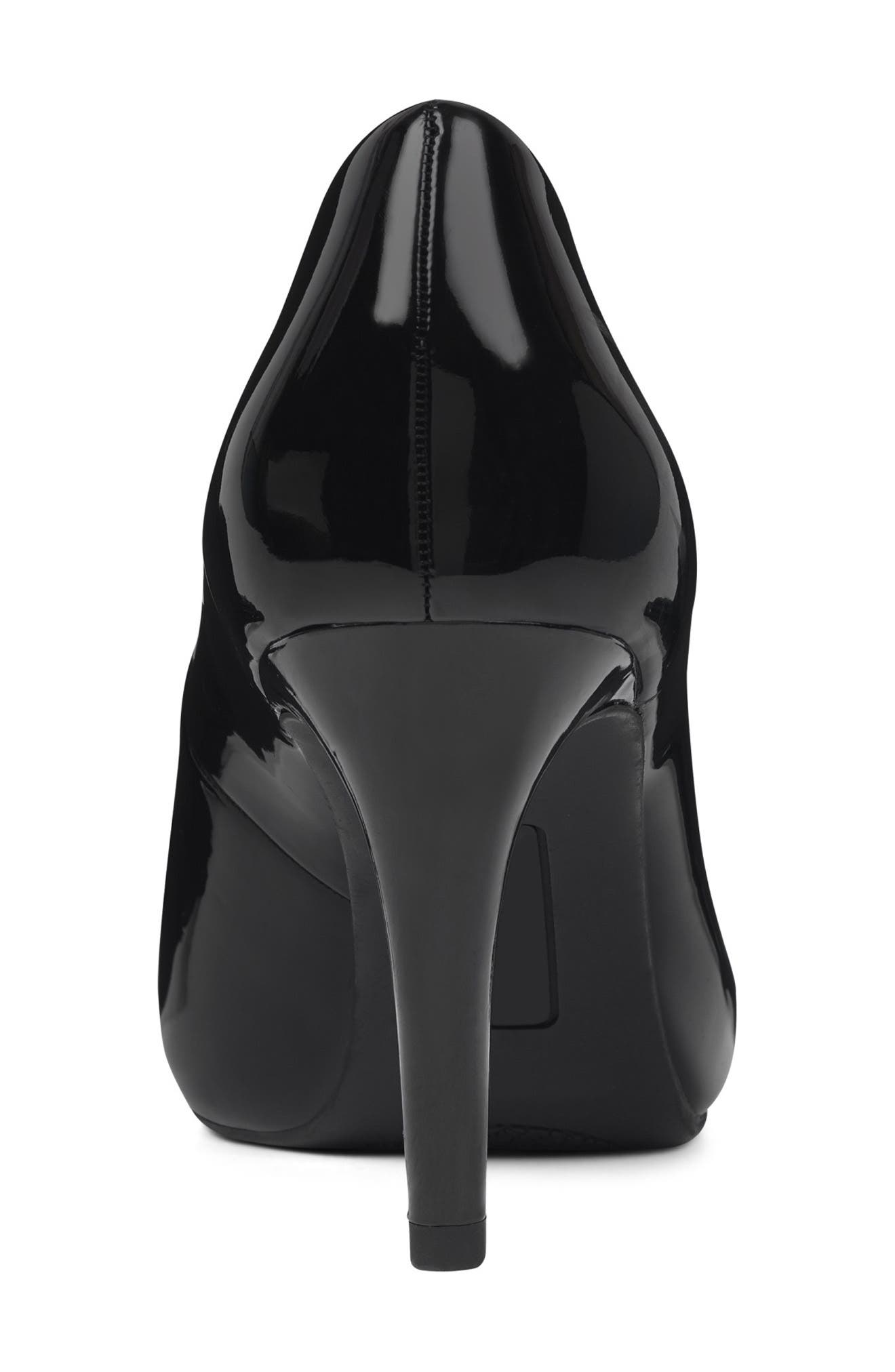 Bandolino Rainaa Peep Toe Pump, Alternate, color, Black Patent