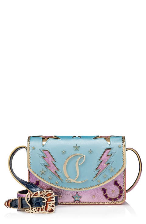 Small Loubi54 Giddy Leather Crossbody Bag