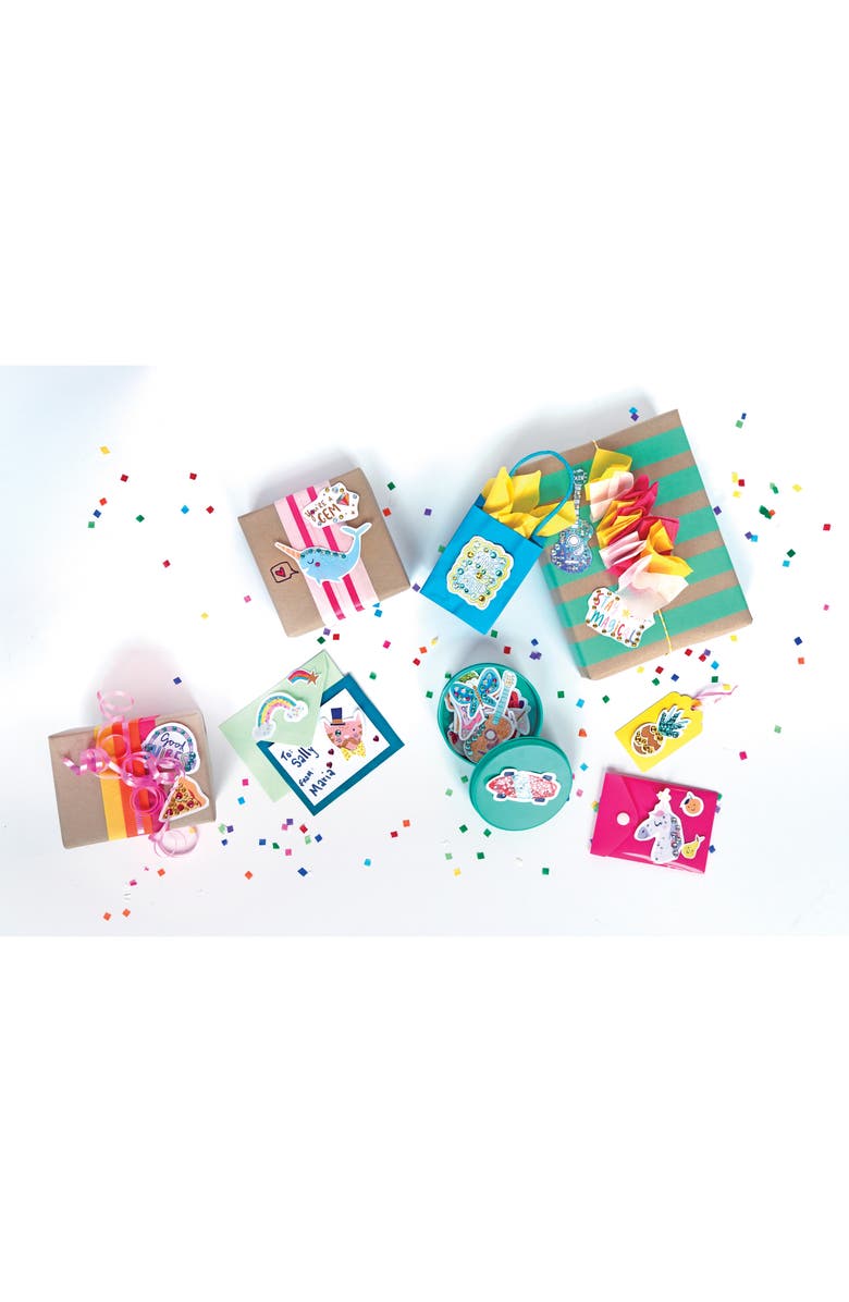 Klutz Make Your Own Gem Stickers Craft Kit, Alternate, color, 