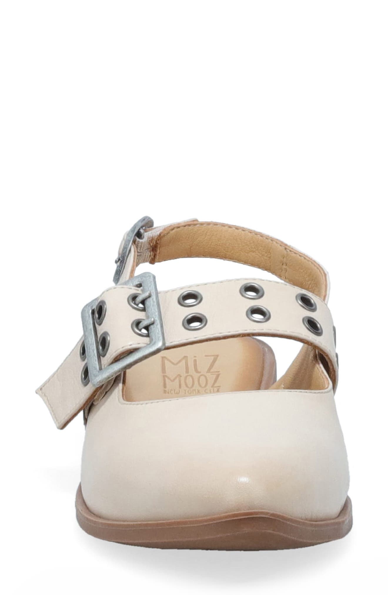Freya Slingback Pointed Toe Mary Jane, Alternate, color, LATTE
