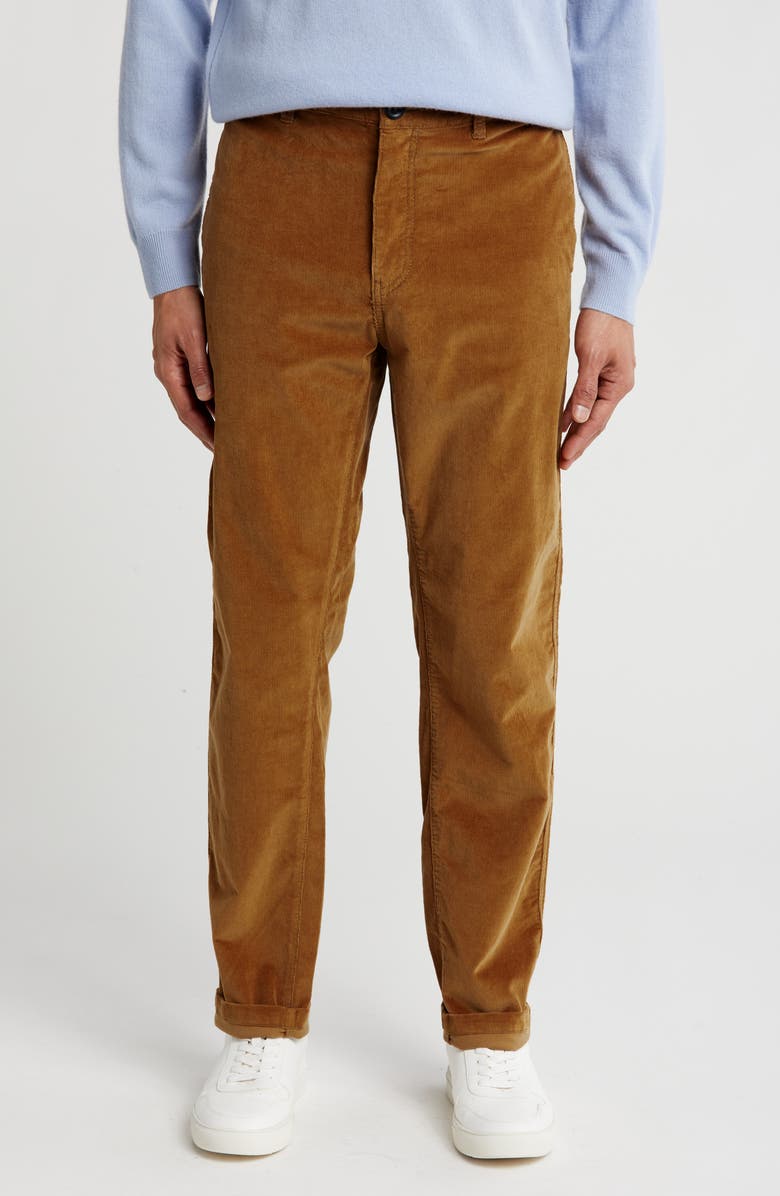 Union Bryce Pincord Chino Pants, Main, color, Chestnut