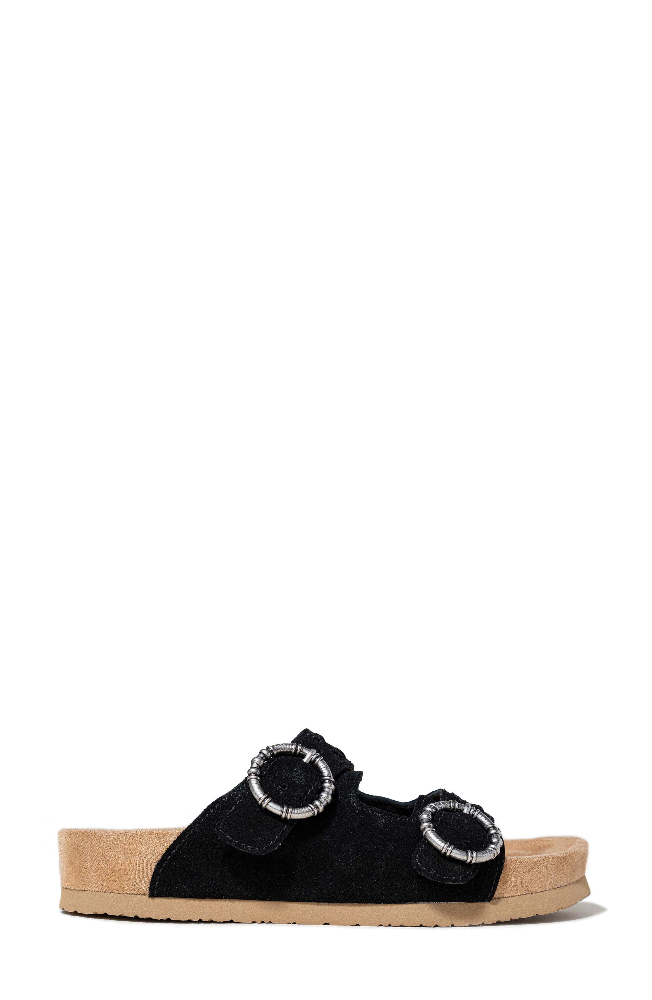 Minnetonka Georgine Sandal, Alternate, color, Black