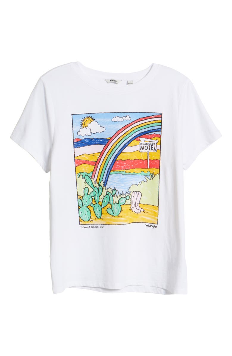 Wrangler Desert Motel Graphic Tee, Alternate, color, 