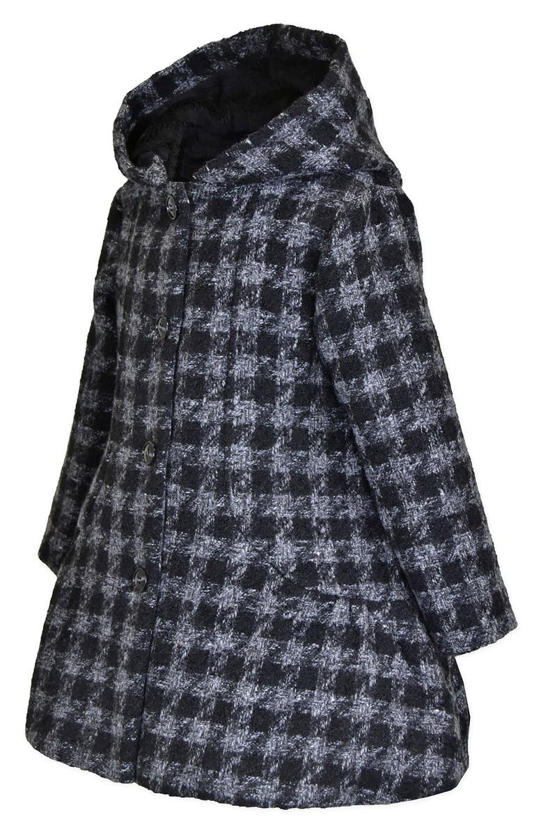 Widgeon Hooded Twill Swing Coat, Alternate, color,