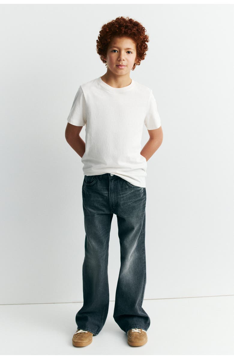 H&M Loose Fit Bootcut Leg Jeans, Alternate, color, Dark Gray