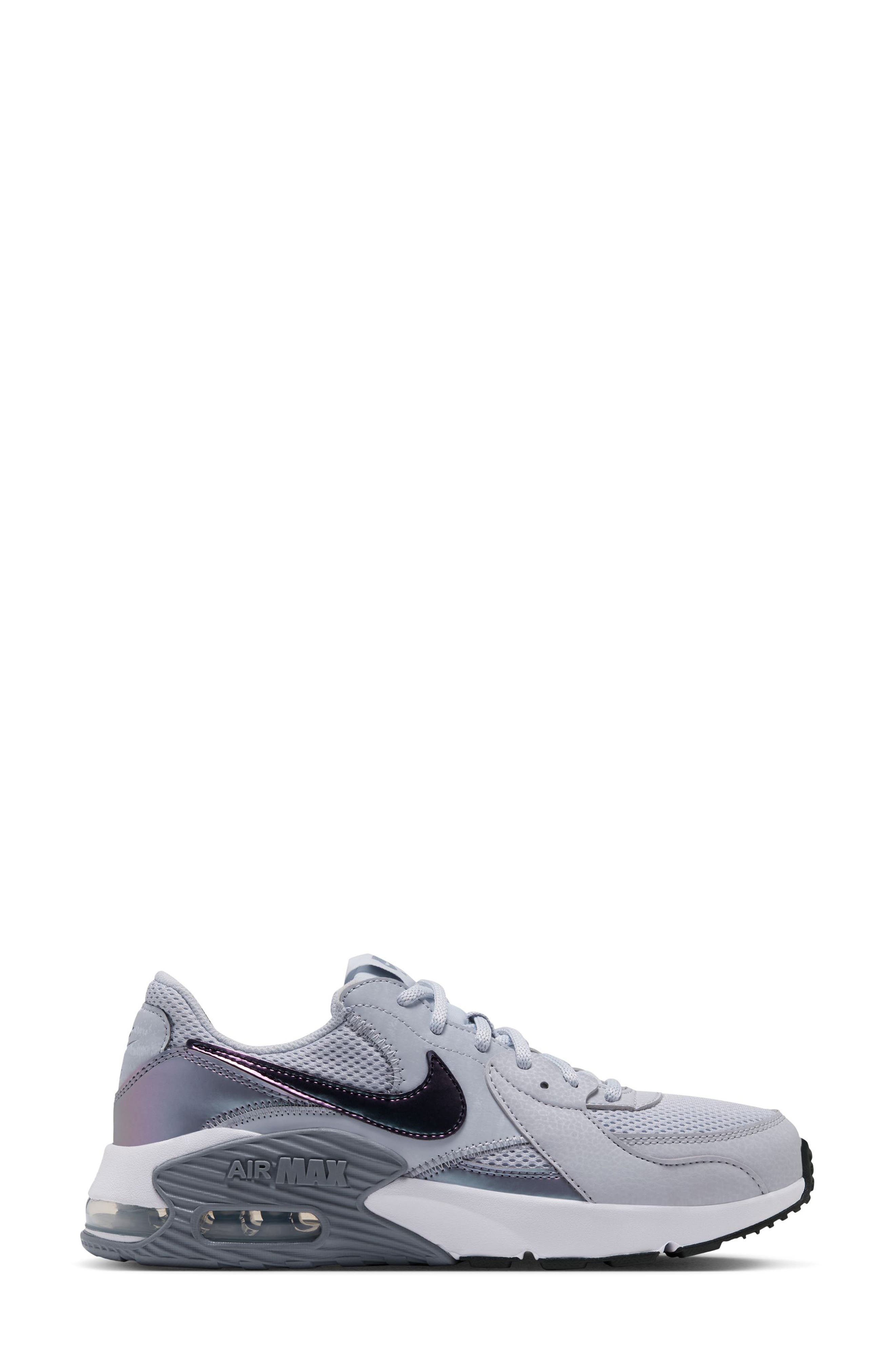 Air Max Excee Sneaker, Alternate, color, PLATINUM/ BLACK/ SMOKE GREY