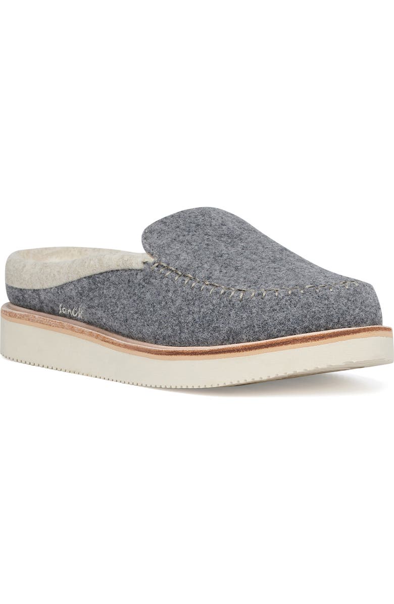 Sanuk Cozy Vibe Wool Felt Slipper, Main, color,