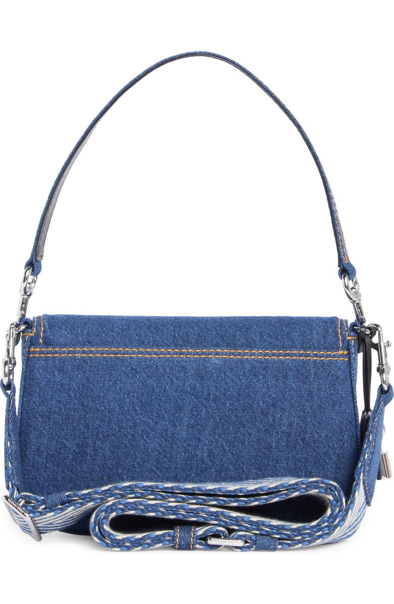 Marc Jacobs Bold Denim Messenger Bag, Alternate, color, Dark Denim