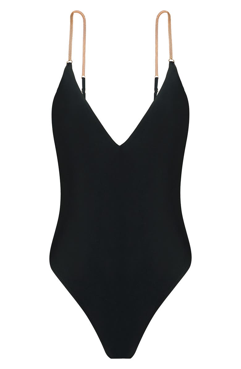 ViX Paula Hermanny Melody Chain Strap One-Piece Swimsuit, Alternate, color, 