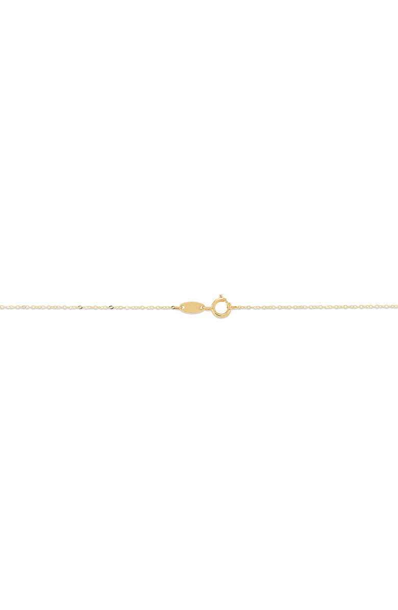 Frankie & Zoe 14K Yellow Gold Heart Cutout Bar Pendant Necklace, Alternate, color, Yellow Gold