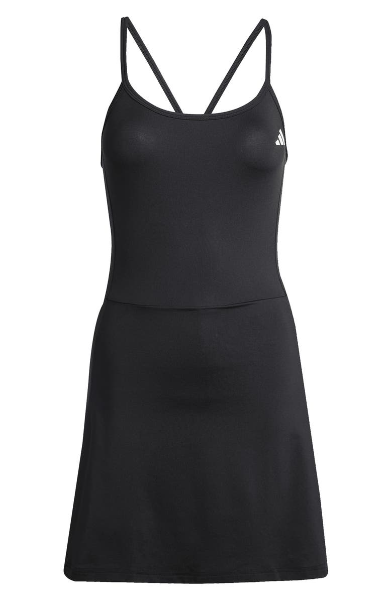 adidas Train Essentials Workout Dress, Alternate, color, Black/ White