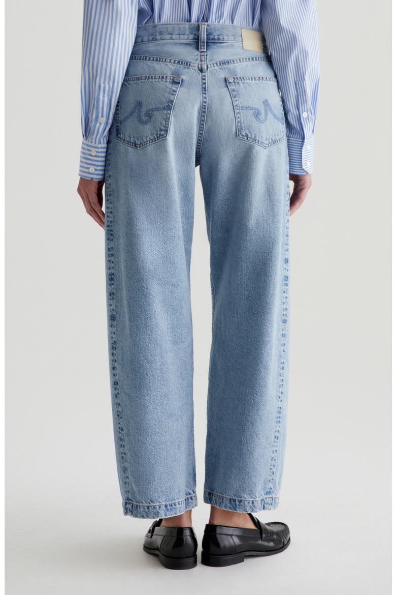 Hattie High Waist Ankle Wide Barrel Leg Jeans, Alternate, color, INTUITION