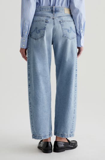 Hattie High Waist Ankle Wide Barrel Leg Jeans