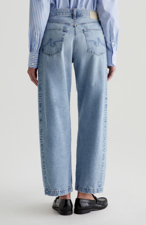 Ag Hattie High Waist Ankle Wide Barrel Leg Jeans In Intuition