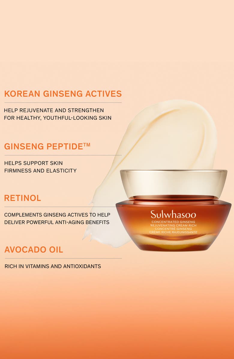 Sulwhasoo Concentrated Ginseng Rejuvenating Cream Rich Set $331 Value, Alternate, color, 