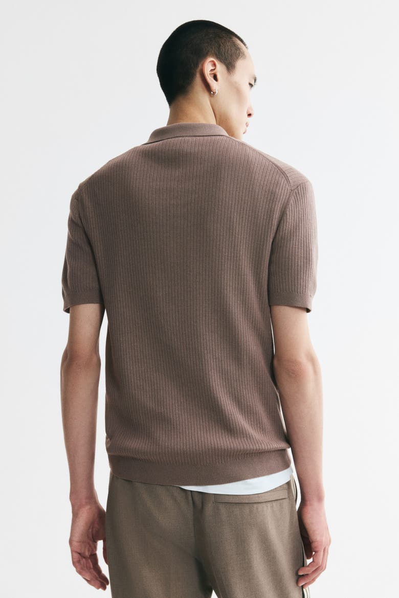 Slim-fit Polo Shirt, Alternate, color, Dark taupe