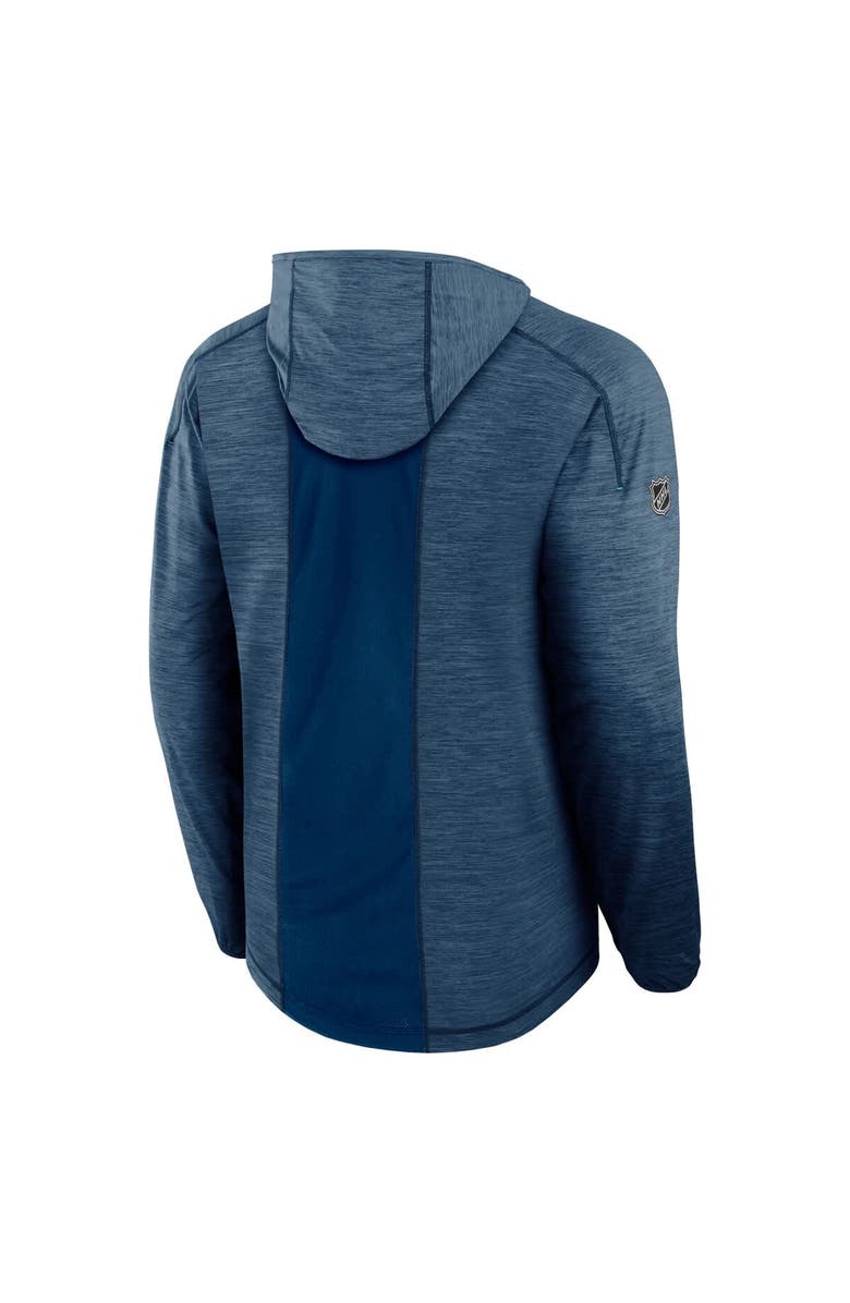 FANATICS Men's Fanatics  Navy Seattle Kraken Authentic Pro Rink Lightweight Pullover Hoodie, Alternate, color, Navy