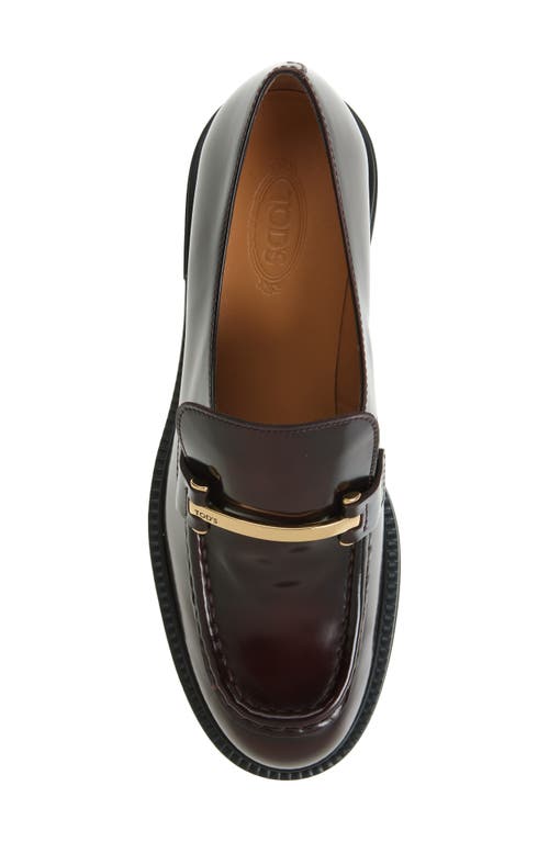 Tod's Barretta Loafer In Brown
