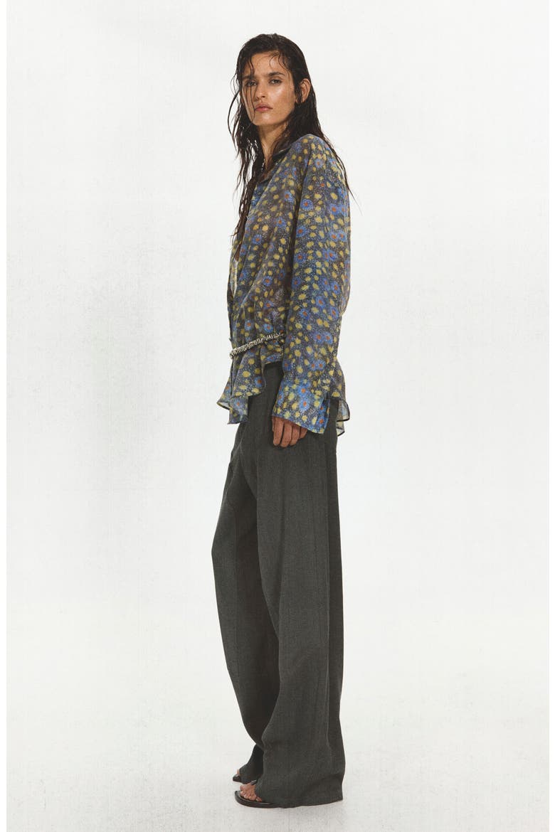 Straight Leg Suit Pants, Alternate, color, BLACK