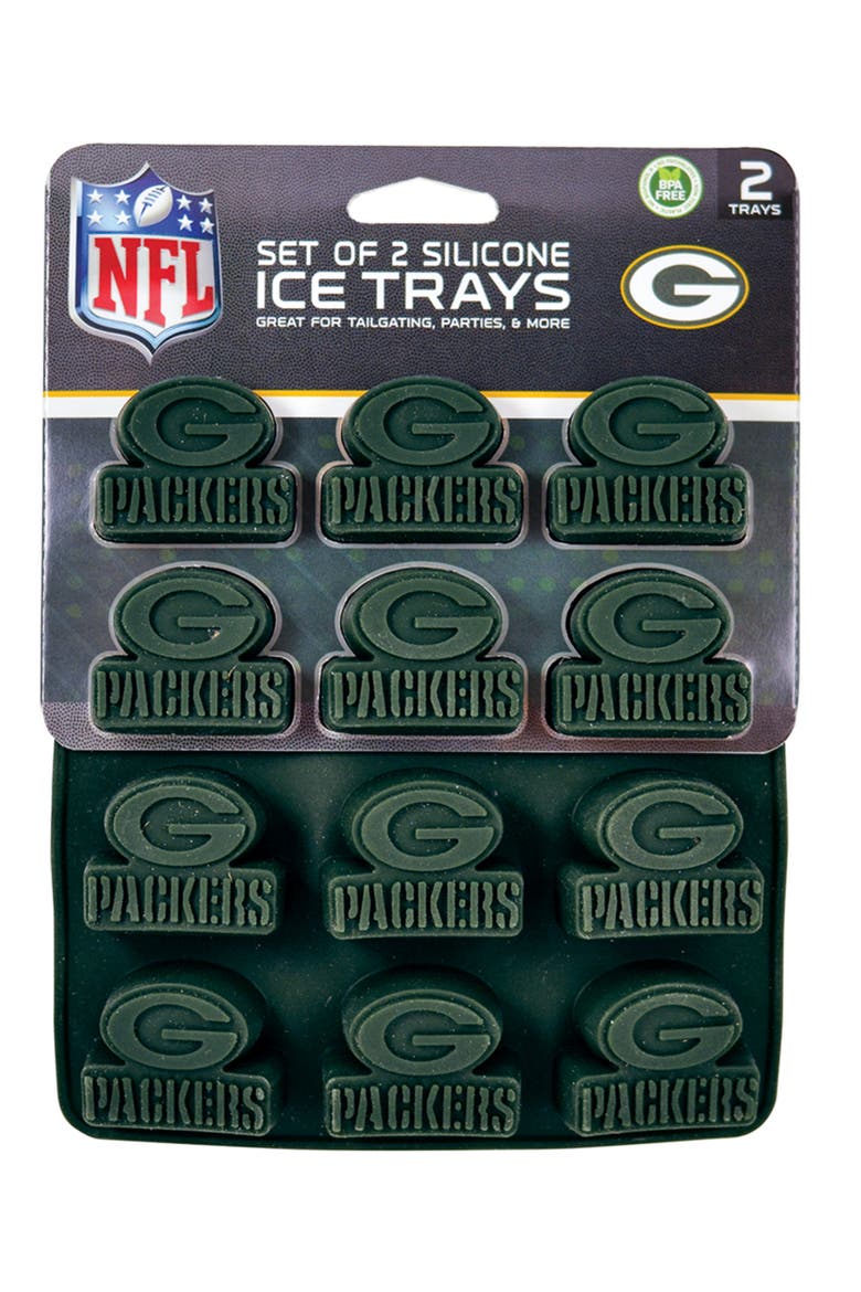 Green Bay Packers Ice Cube Tray, Main, color, Green