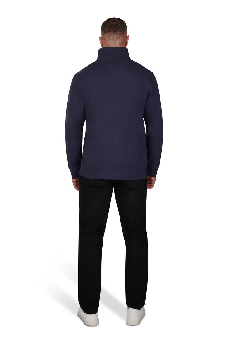 Jersey Quarter Zip Sweat, Alternate, color, Navy