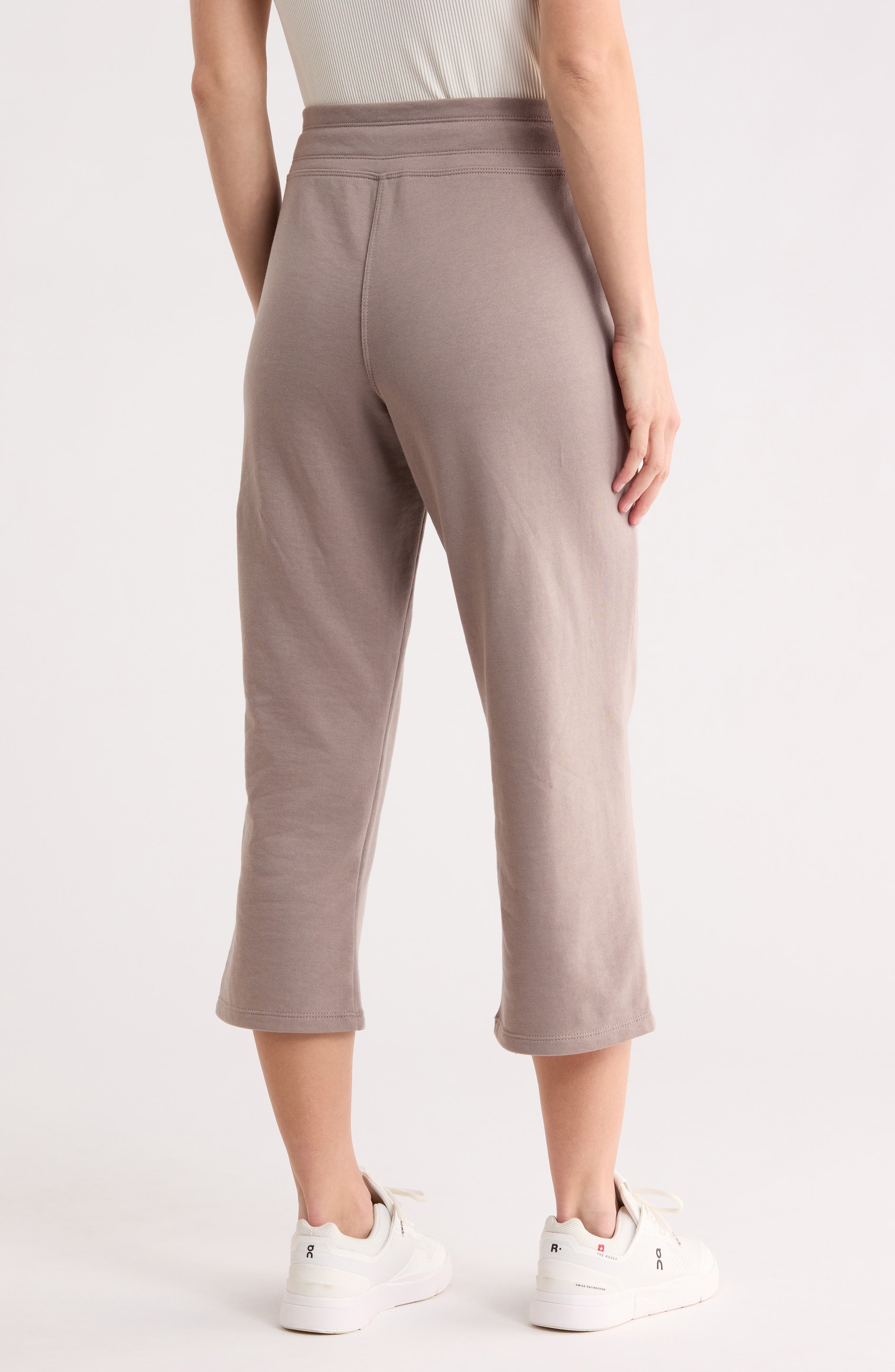 Drawstring Waist Crop Pants - image 4