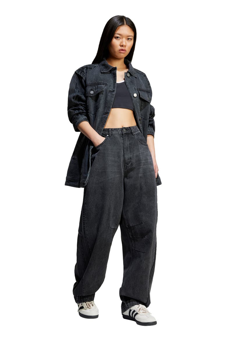 Adilenium Season 3 Denim Shirt Jacket, Alternate, color, BLACK