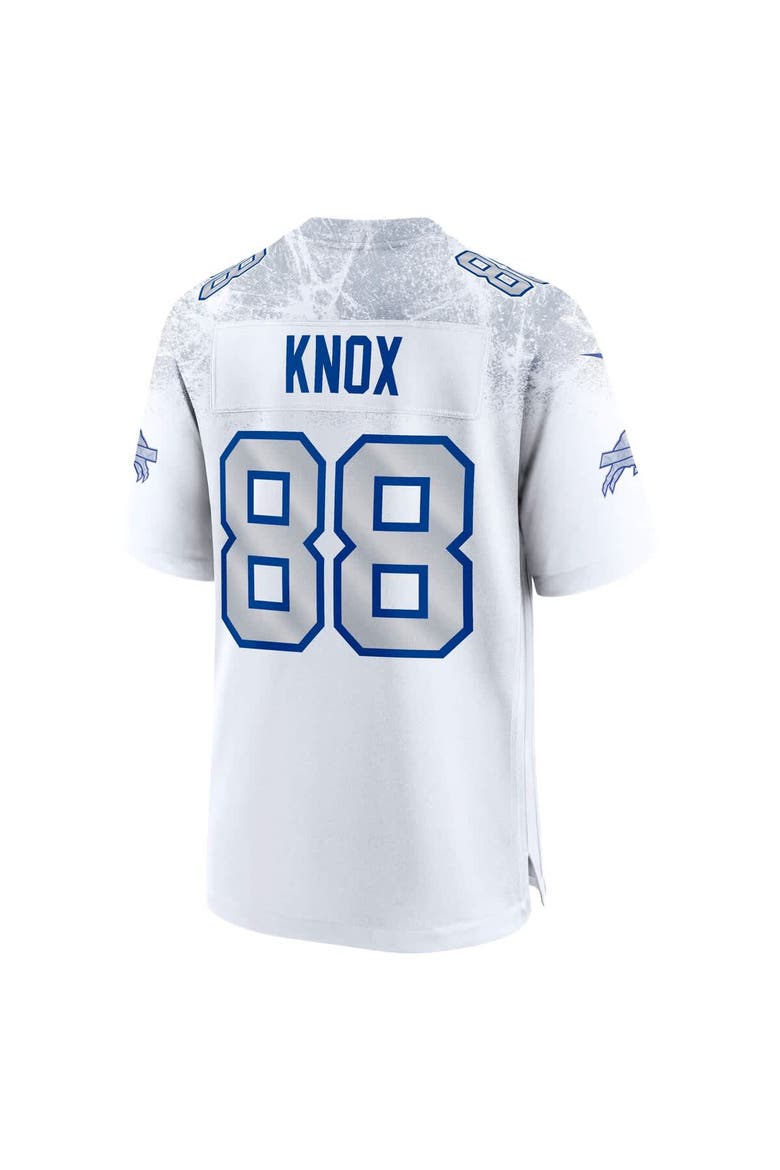 Men's Nike Dawson Knox White Buffalo Bills 2025 Rivalries Collection Game Jersey, Alternate, color, White