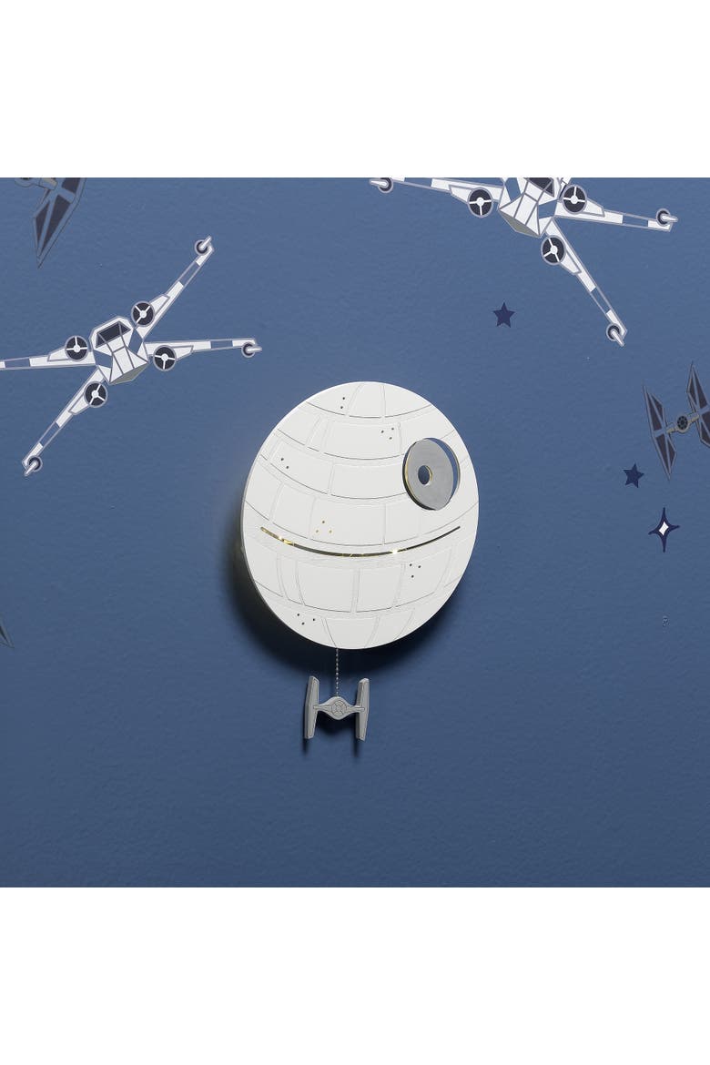 Star Wars Signature LED Light-Up Death Star Wall Decor/Art, Alternate, color, Gray
