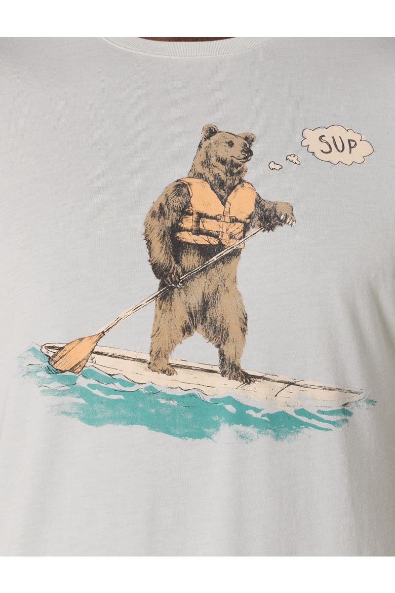 Big & Tall  Sup Bear T-Shirt, Alternate, color, GREEN