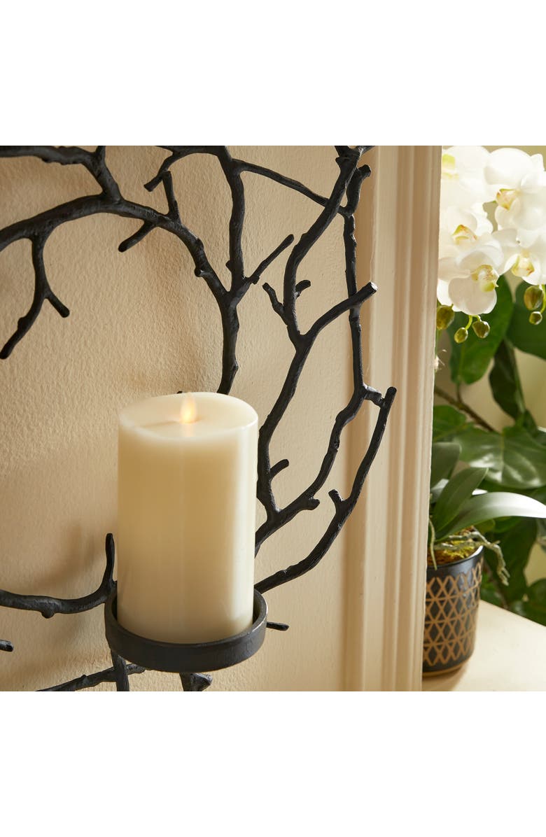 Napa Home & Garden Branch Wall Candleholder, Alternate, color, Black