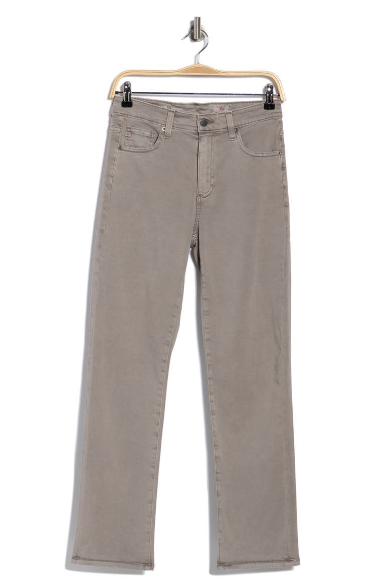 Saige High Waist Straight Leg Jeans, Alternate, color, SULFUR DEEP SHADOW