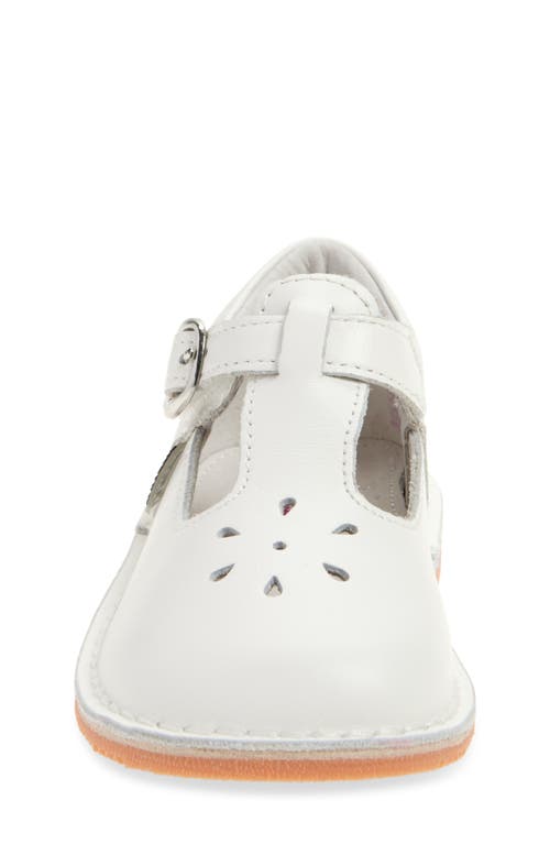 L'amour Joy Classic T-strap Shoe In White