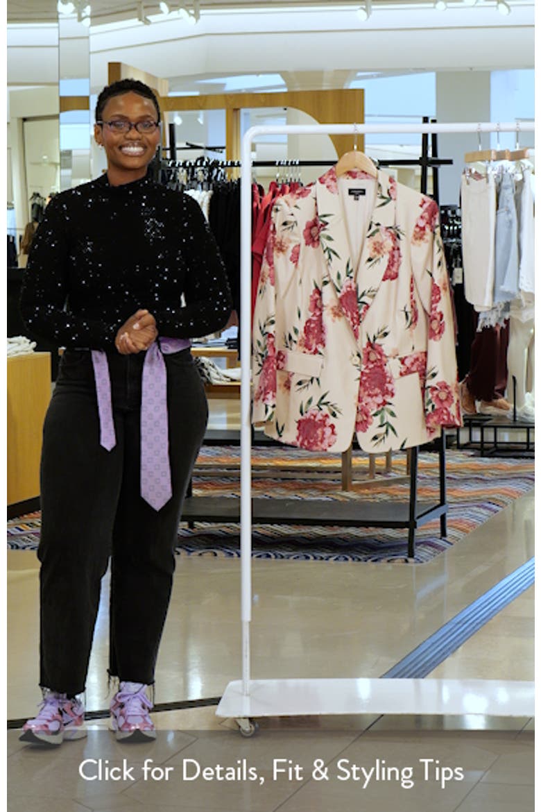 Print One-Button Blazer video