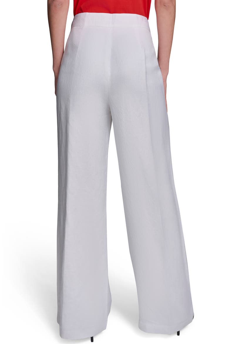 Linen Blend Sailor Pants, Alternate, color, SOFT WHITE