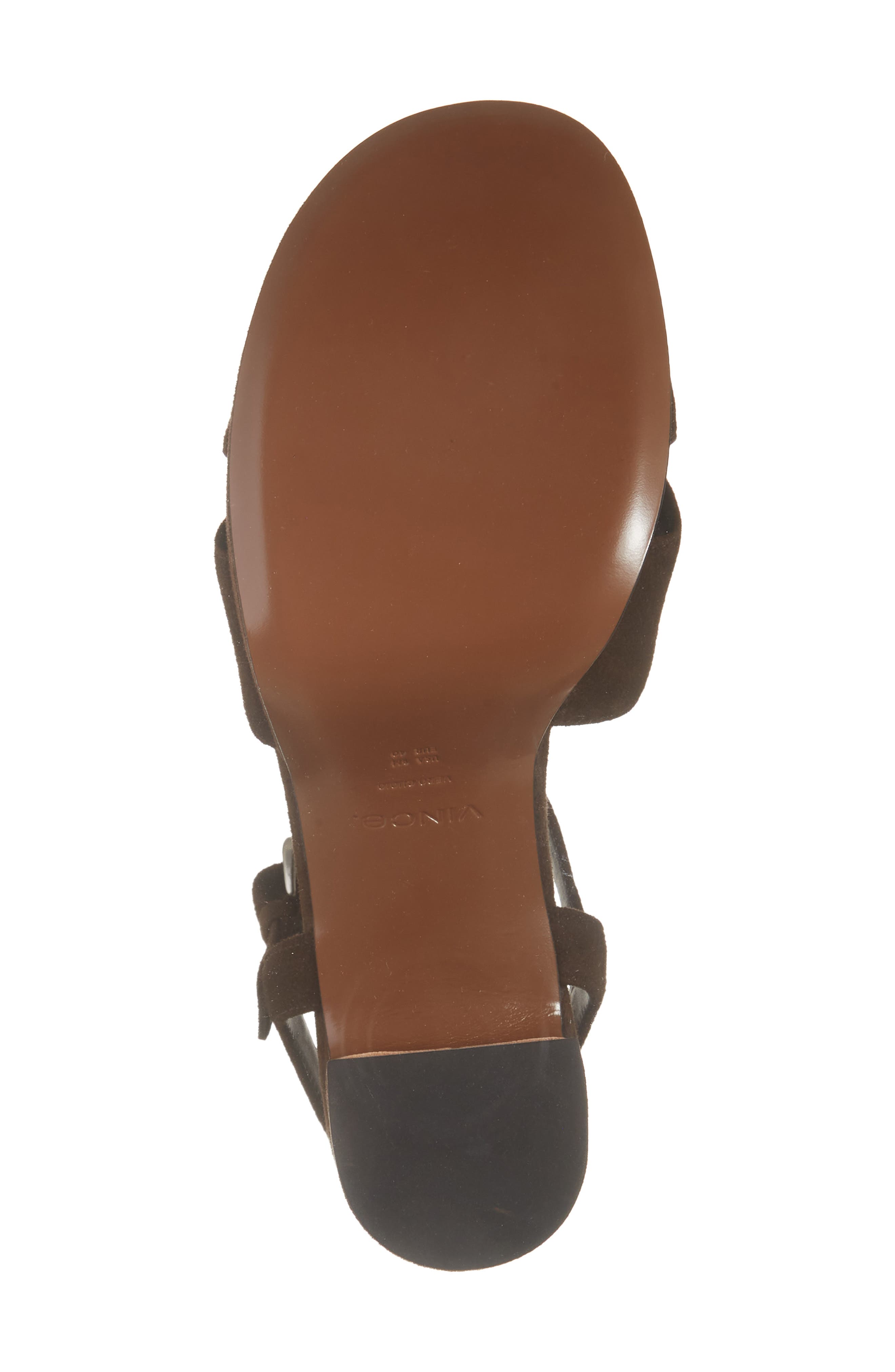 Vince Ericka Ankle Strap Platform Sandal, Alternate, color, Cacao Brown
