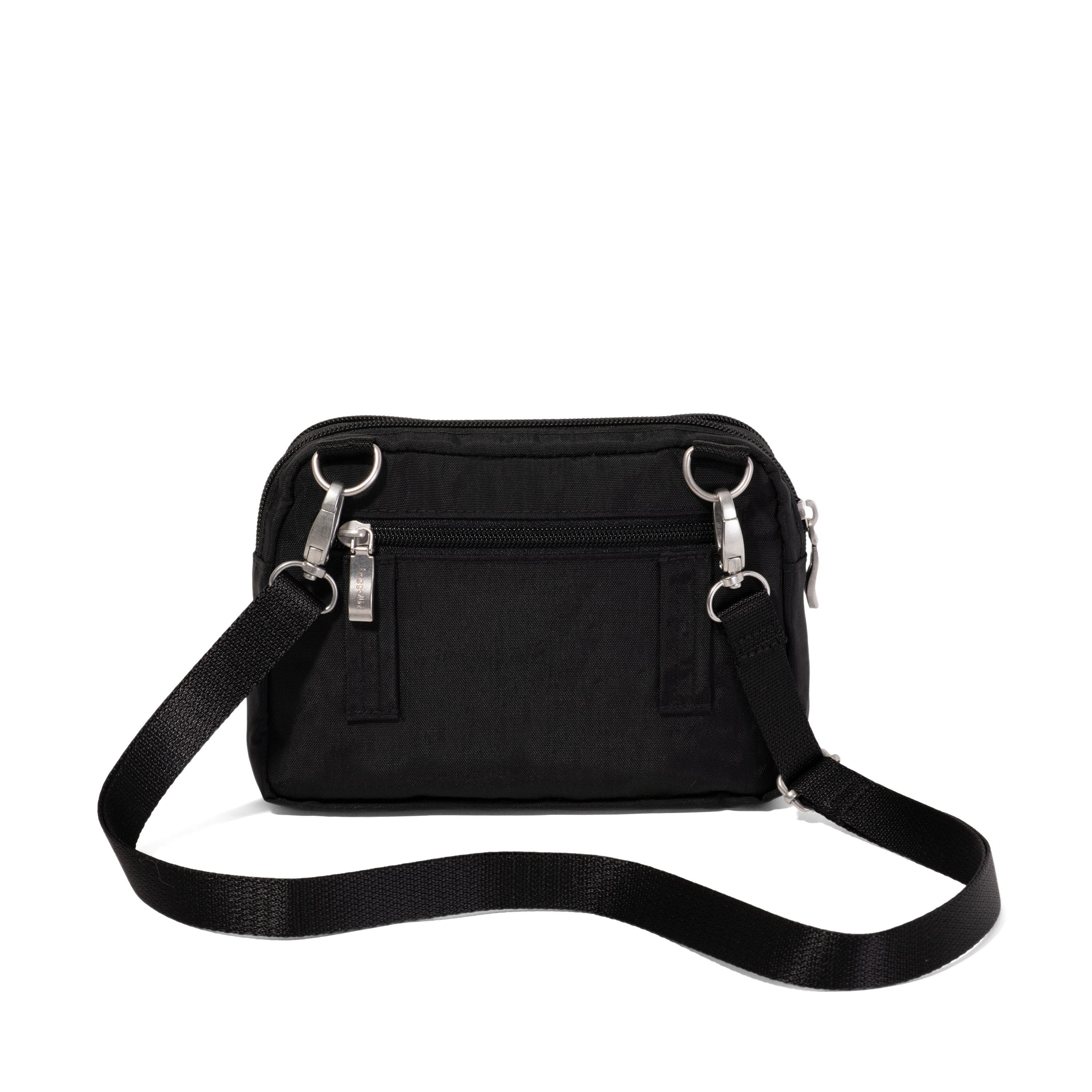 BAGGALLINI Trifecta Crossbody EMF Blocking Pocket, Alternate, color, Black