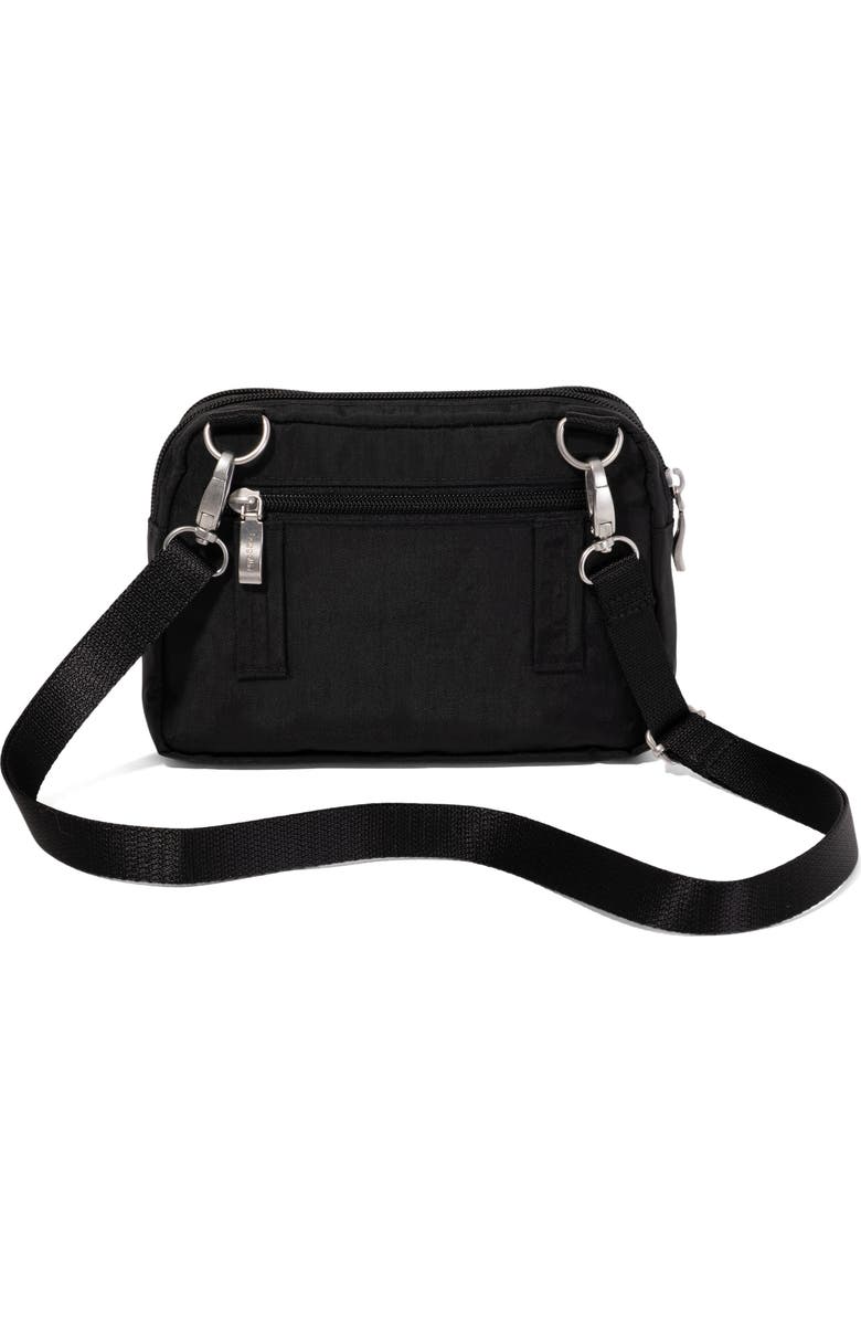 BAGGALLINI Trifecta Crossbody EMF Blocking Pocket, Alternate, color, Black