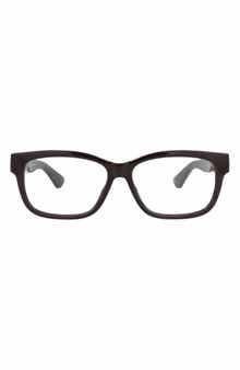 Gucci 55mm Rectangular Optical Glasses