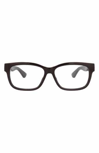 Gucci 55mm Rectangular Optical Glasses