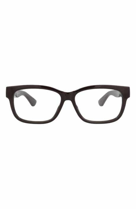 Gucci 55mm Rectangular Optical Glasses