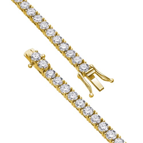 LUVMYJEWELRY LUVMYJEWELRY ARIS 10K YELLOW GOLD LAB GROWN DIAMOND TENNIS BRACELET